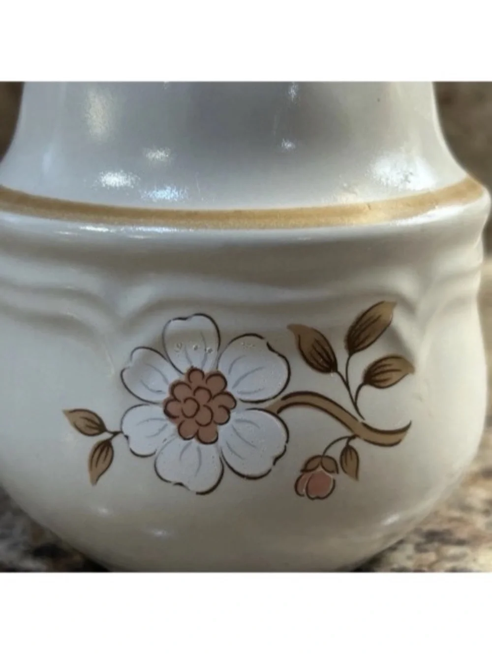 Vintage Cordella Collection Japan Burnet Stoneware Salt & Pepper Shaker Set
